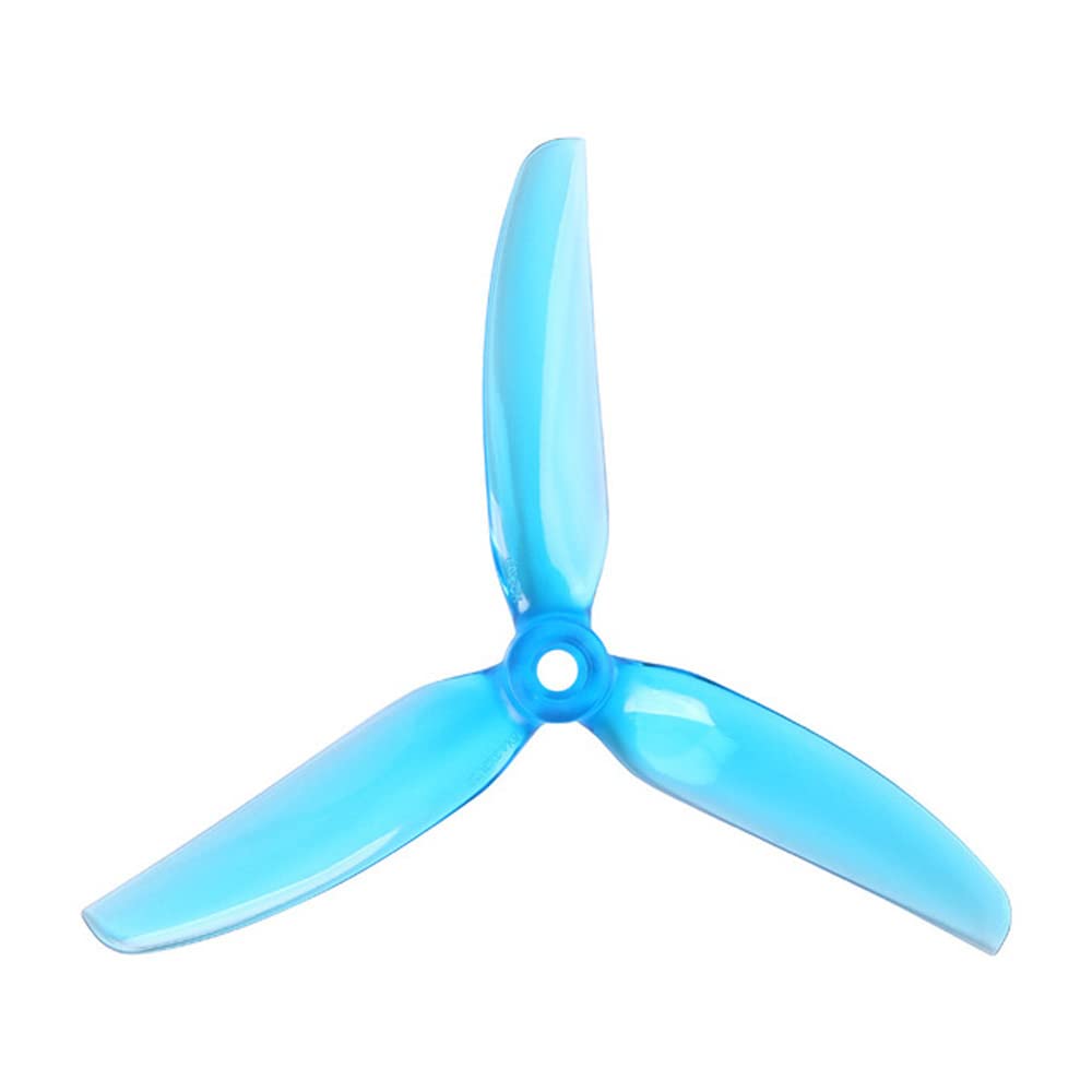 Eliche Per Droni 12 PCS / 6 paia Freestyle Prop 5X4.3X3V2S CW + CCW Elica da 5 pollici / Adatta for FPV Racing RC Drone Quadcopter Multirotor Pezzi Di Ricambio Per Pale Dell'elica ( Color : Sky Blue )