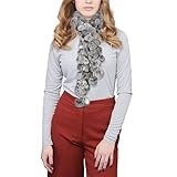 PG6 Real Rabbit Fur Scarf Warm Neck Wrap