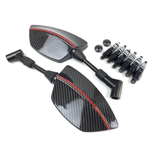 Espejos de motocicleta MT-07 MT-09 Tracer sin vibración para evitar puntos ciegos 4