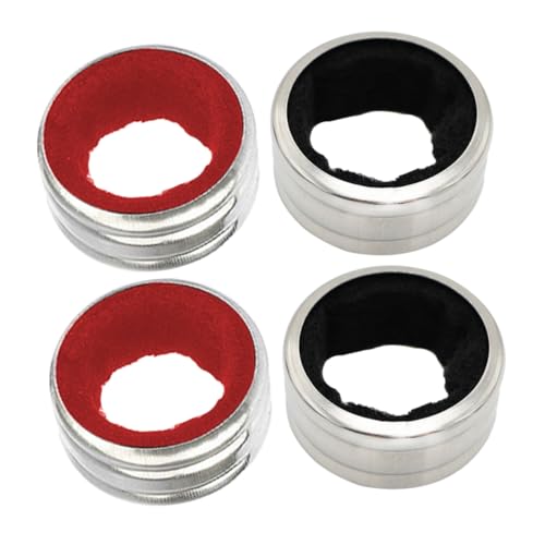 POPETPOP 4pièces Bouchons à Vin Acier Inoxydable Bagues Anti-Gouttes pour Colliers de Bouteille de Vin Accessoires Pratiques pour Bar