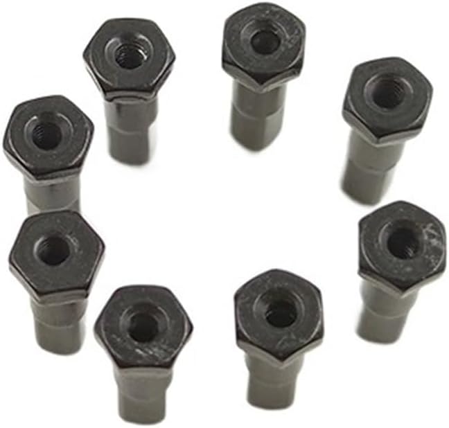 Hexagon Spoke Nipples 14G Gauge 14mm Black Aluminum Alloy Road Bike Bicycle Parts (Color : Black, Size : 72PCS_14MM)