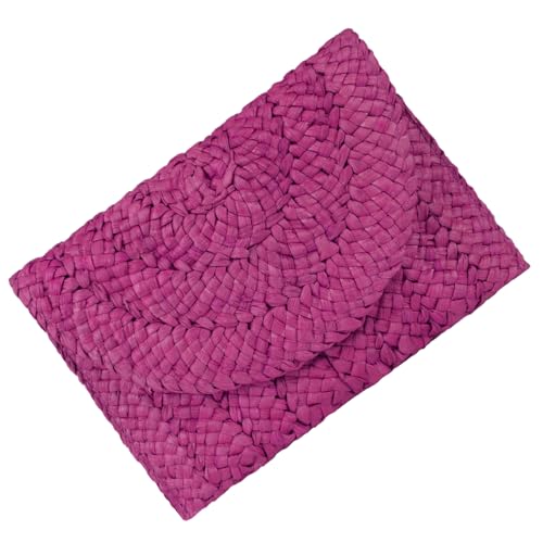 Image of Straw Clutch Bag for Women Envelope Woven Clutch Handbag Summer Beach Purse