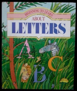 Hardcover Beginning to Learn about Letters Book