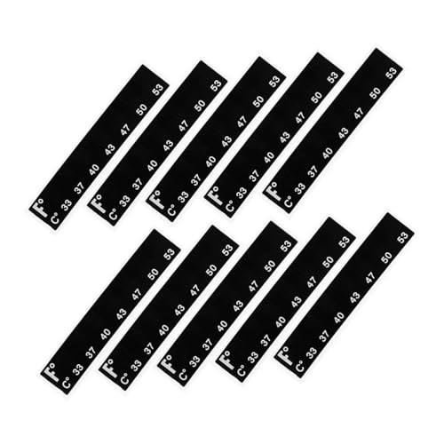 SOLUSTRE 10pcs Temperature Thermometer for Brewing Wine Fish Tanks LCD Display Accurate Temperature Monitoring Easy Adhesion Conditions