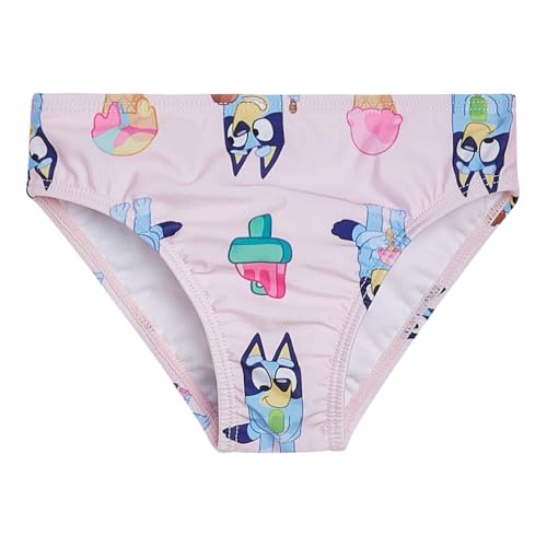 Bluey Girls UPF 50+ Rash Guard and Bikini Bottom Toddler to Big Kid Sizes (2T - 10-12)3