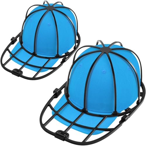 Fododo 2 Pack Hat Washer Cage for Washing Machine Baseball Cap Washer for Dishwasher, Hat Racks...