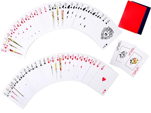 WiMi 2 X Premium Casino Poker Karten Pokerkarten 100 Prozent Plastik - Kleiner Index 2 Eckzeichen - Duo Box Edition – Bild 5