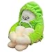 Banana Doll Man Plush Sched Men Zabawa z magnesem, śmieszna zmienna poduszka dekompresja (Color : Green, Size : 65cm)