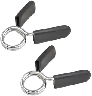 TRIXES 2 X 1 Spring Clamp Grippers for Weight Bar Dumbbells