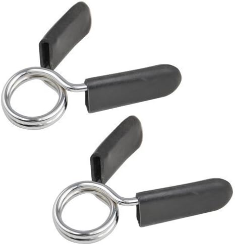 TRIXES 2 X 1 Spring Clamp Grippers for Weight Bar Dumbbells