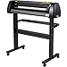 VEVOR Vinyl Cutter Machine, 28 Inch Paper Feed Cutting Plotter Bundle, Adjustable Force & Speed Vinyl Printer, LCD Display Windows Compatible Sign Making kit with Signmaster Software, Supplies, 3 Blad