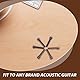 Rosenice Palisander Gitarre Brücke Pins Holz Gitarre Pin End Pin eingestellt 6-Pack Brand change to:Rosenice
