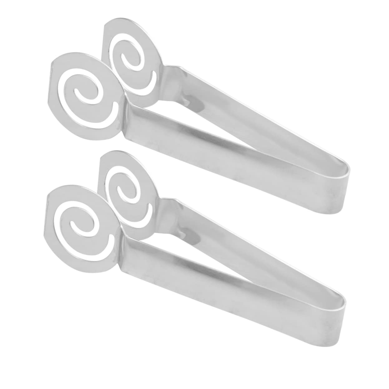 PRETYZOOM 2pcs Stainless Steel Tea Bag Squeezer Strainer Tong for Cooking Tea Bag Infuser Food Clip Easy to Use Dishwasher Safe