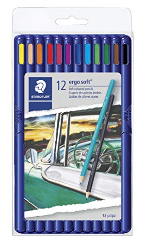 Crayons de couleur STAEDTLER Ergosoft pour vos ateliers de dessin à la maison