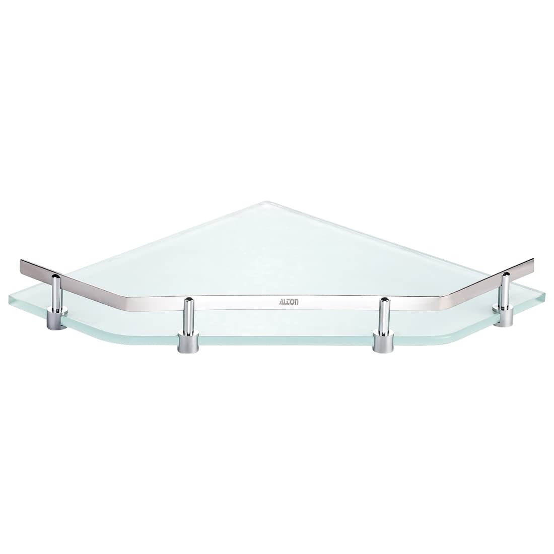ALTON ASP7306, Diamond Frosted Glass Corner Shelf for Bathroom/Kitchen Shelf/Bathroom Accessories/Bathroom Shelves (9-INCH, Pack of 1) (B0C3R7SGF2) Amazon Price History, Amazon Price Tracker