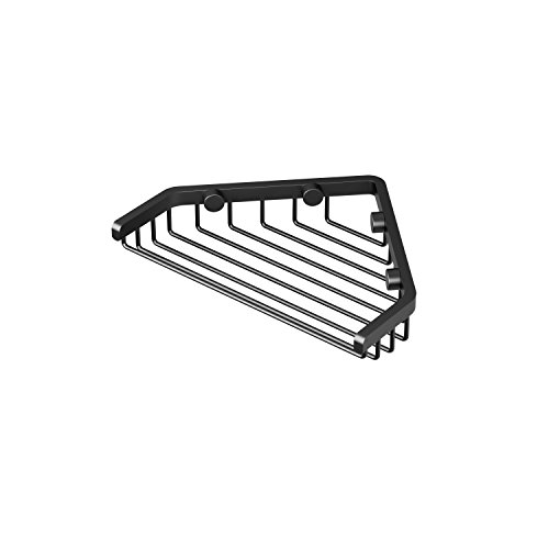 Gatco 1495MX Shower Basket, 7 Inch, Matte Black | Wall