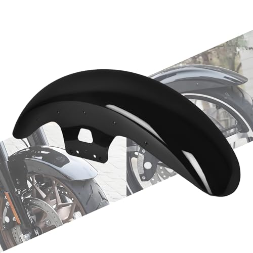 Garde-boue avant 19" noir brillant pour Harley Touring Road King Electra Street Glide 1988-2023