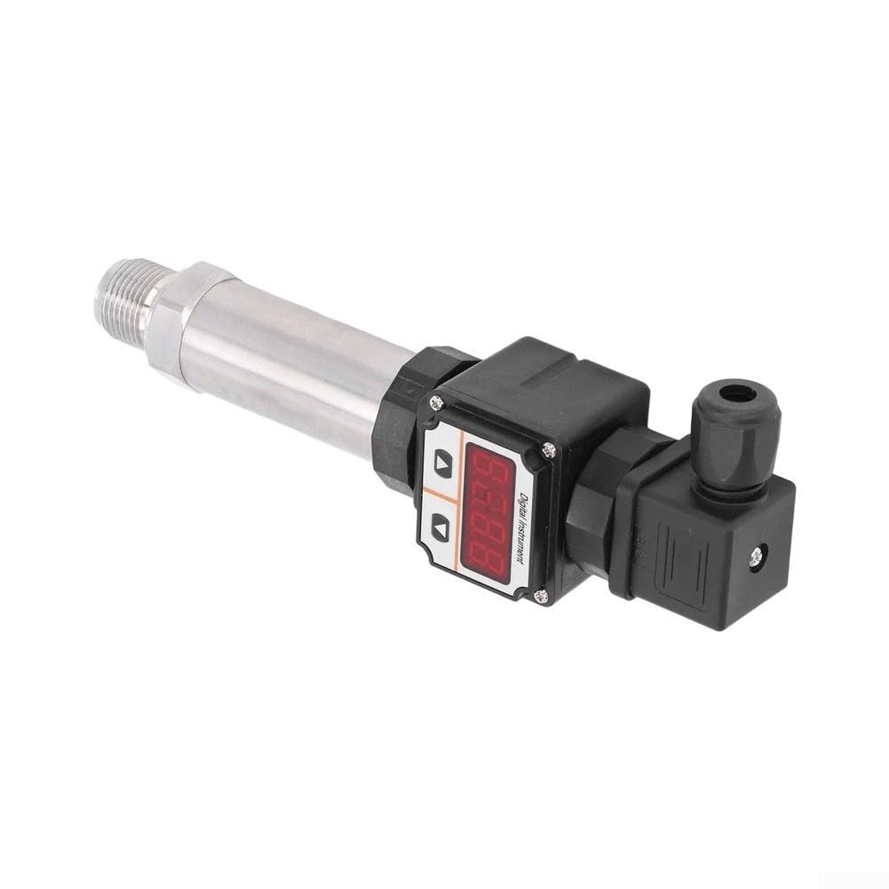 Transductor de presión industrial 0-4MPa 4-20mA Salida Digital Gauge Sensor de acero inoxidable para automatización de bombas Sistemas de control HVAC Compacto