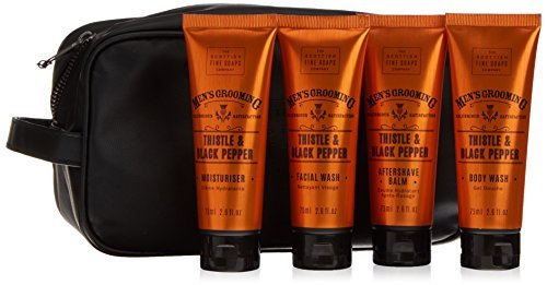 Scottish Fine Soaps Thistle & Black Pepper Travel Bag by Scottish Fine Soaps