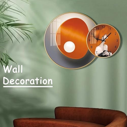 Horloge murale moderne ensemble en céramique pour salon et décoration hôtel