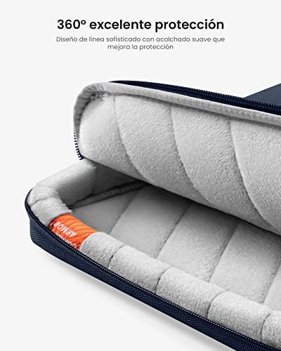 tomtoc 360° Funda Maletín para Nuevo 14" MacBook Pro M5/M4/M3/M2 Pro/Max (2025-2021) A3401 A3185 A3112 A2992 A2918 A2779 A2442, Bolsa Portátil para 13,5-14,4" Microsoft Surface Laptop,14" ASUS ZenBook - imagen 5