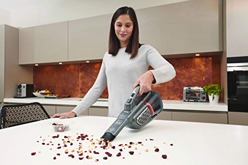 Black+Decker Handstaubsauger mit Lithium-Batterie und Zyklon-Technologie