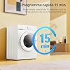 COMFEE' Machine à laver 8 kg, avec programme poils d’animaux & fonction vapeur, 15 programmes, classe d’efficacité énergétique A-10%, silencieuse & économe en énergie, CF08EWP05W, Blanc #1