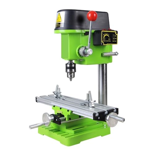 Taladro de Columna, Taladro Eléctrico Multifuncional De 480W, Taladro De Velocidad Variable, Taladro De Banco Pequeño For El Hogar, Fresadora Eléctrica, Herramienta De Perforación(Sku2)