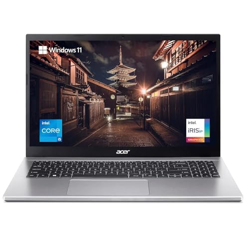 acer Aspire 3 Laptop 12th Gen Intel Core i5-1235U (Windows 11 Home SL/16GB RAM/512GB SSD), 15.6' FHD Display, Intel® UHD Graphics, Steel Gray, 1.7 Kg