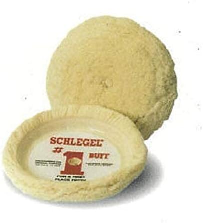 Schlegel Buffing Pad Wool 8" Diameter Cutting Pad Hook and Loop Ea 175C
