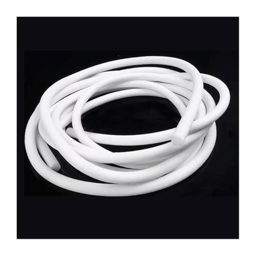 Tira de sellado de silicona espumada, con esponja de silicona redonda y sólida de 1 m, for herrajes de ventanas (5 mm)(6mm)