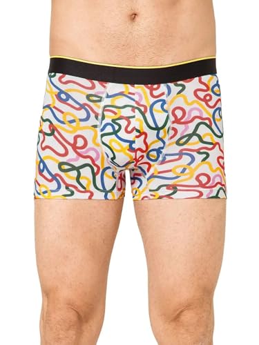 Image of Bummer Printed Micro Modal Trunks Underwear for Men - Ultra Soft & Breathable, 3 Times Softer Than Cotton, Anti-Bacterial, Stretchable for Ultimate Comfort & Style, Pack of 1 (A Shark Tank Product)