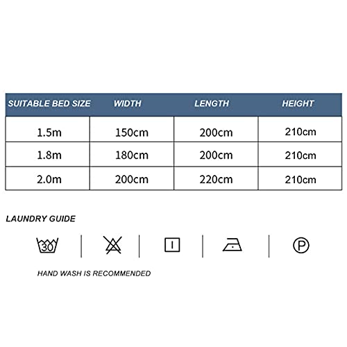 Moustiquaire pour lit simple ou double installation facile - 8