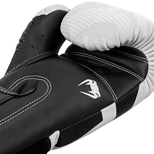 Venum Elite Boxing Gloves - White/Camo - 14 Oz
