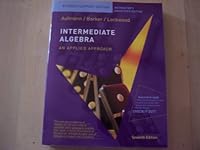 Intermediate Algebra an Applied Approach Student Support Edition Instructor's Annotated Edition 0547056516 Book Cover