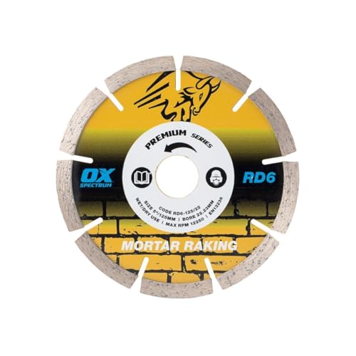 OX Spectrum Premium Diamond Blade - Mortar Raking - 125/22.22mm
