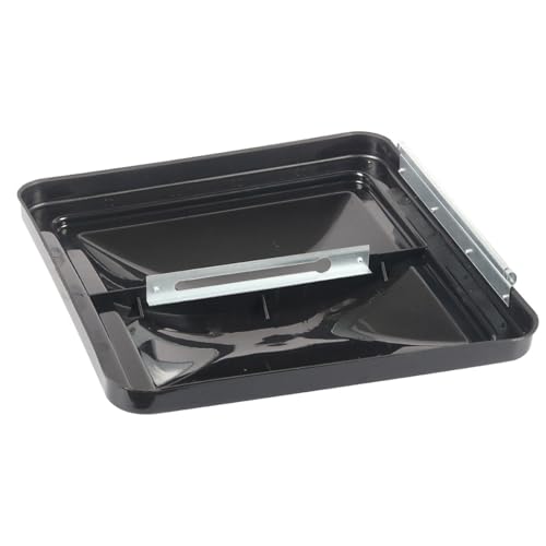 dwxnauixl Campana de ventilación Impermeable para RV, Campana de ventilación Interior para Agua de Lluvia y escombros, Ventana para RV de 14 Pulgadas, Negro