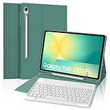 Étui Clavier pour Samsung Tab 13.1'' : Cet étui est compatible avec Samsung Galaxy Tab S10 FE Plus/S10 FE+ 13.1'' 2025 (SM-X620/SM-X626/SM-X626B). Veuillez vérifier le modèle au dos de votre tablette avant d'acheter.