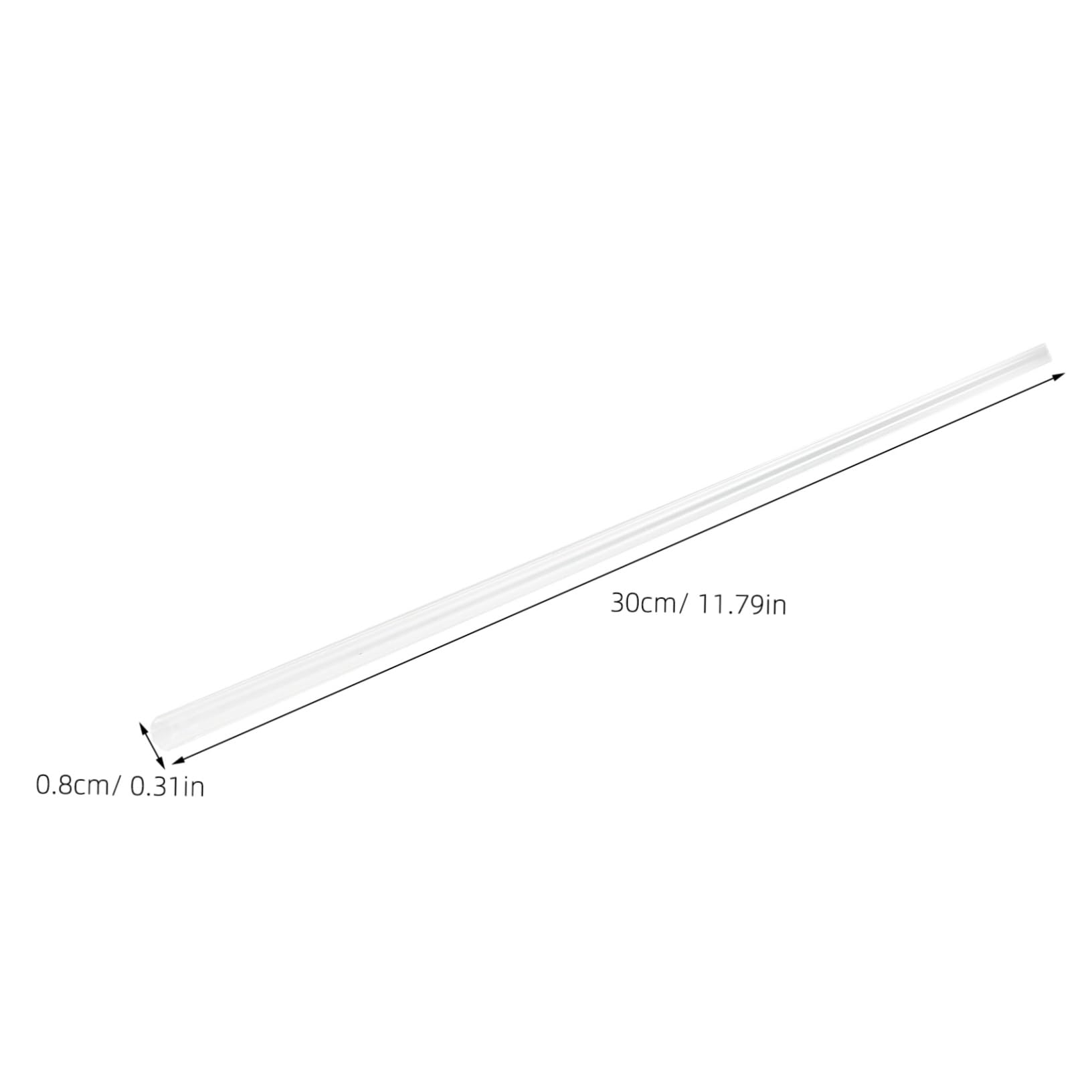 HEALLILY Handmade Desktop Fountain Tube 3pcs Water Fountain Connecting Pipe Sturdy Plastic for DIY Scenery