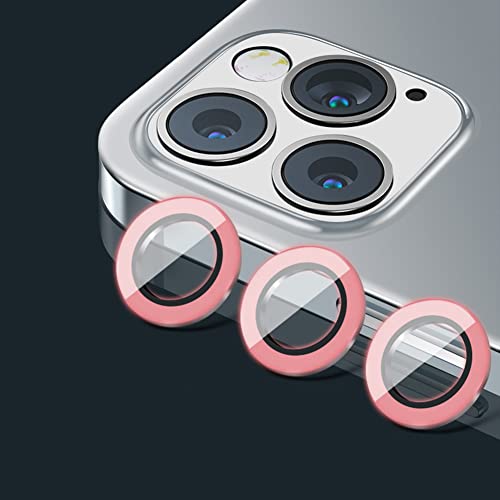 Protection objectif iPhone 14 Pro verre trempé antichoc rose