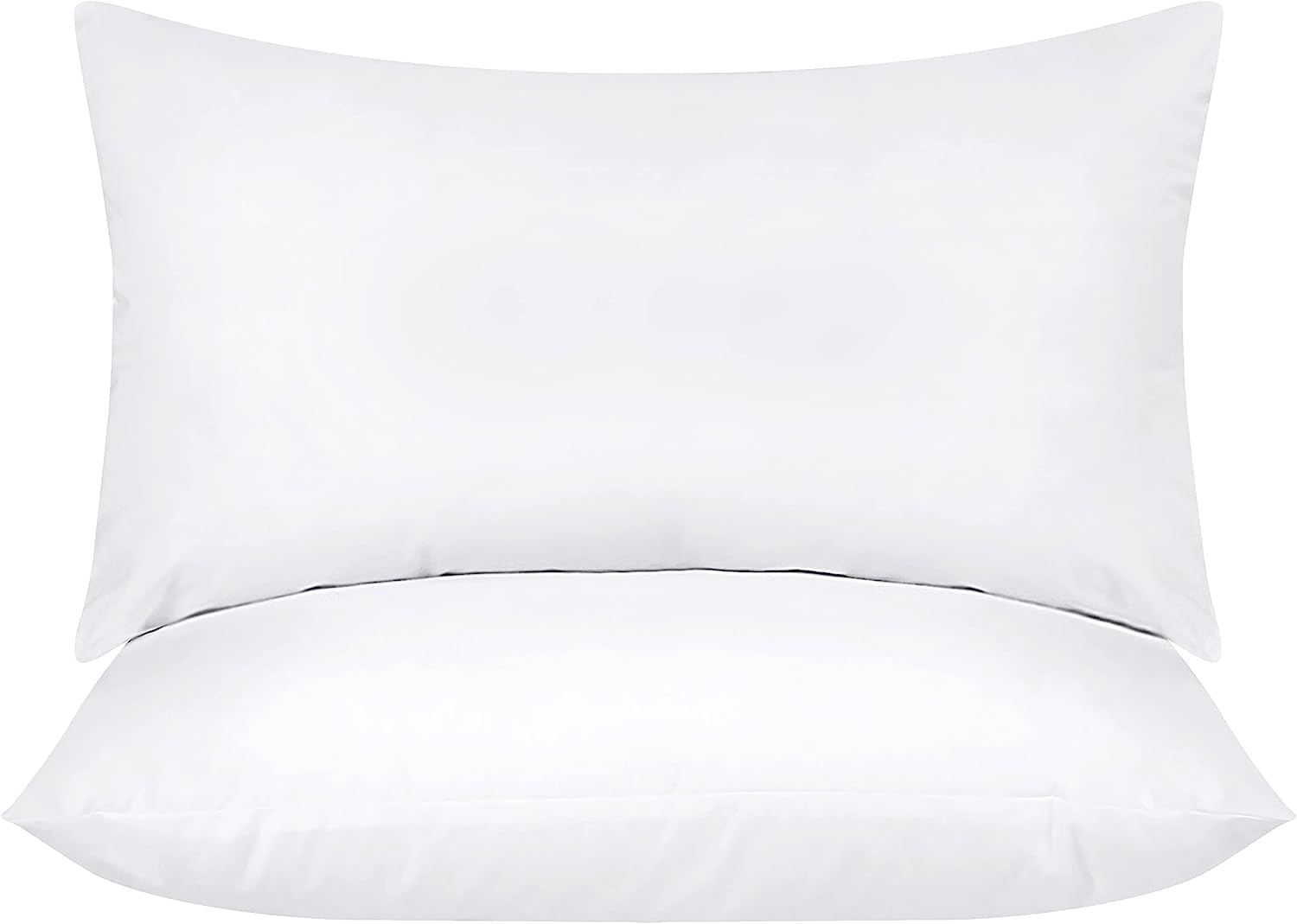 VLYSIUM 12x20 Pillow Insert - Pack of 2 Plain White Decorative Pillow for Sofa Bed, Fluffy Pillow Inserts for Throw Pillow Covers, Bed, Couch Pillows for Living Room - Plain White