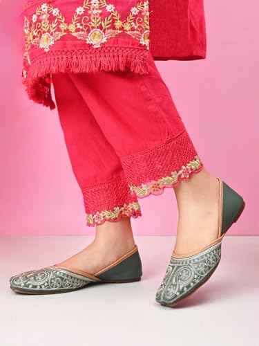 Image of XE Looks Embroidery & Comfortable ethnic& occational jutti for women & Girls
