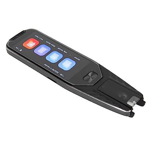 Stylo Traducteur de Langue Numérique, Stylo de Numérisation de Traduction Vocale Smartpen Portable 134 Langues, pour Les Voyages d'apprentissage en Entreprise (Noir)