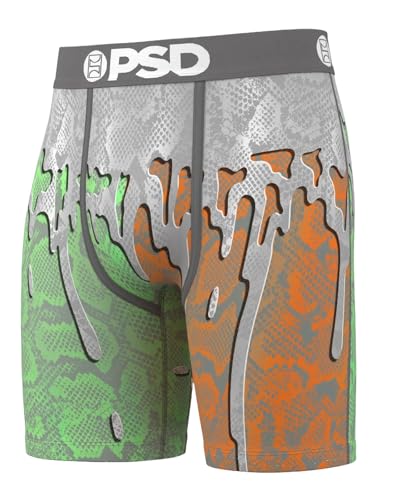 PSD Men's JA MISMATCHED Micro Mesh Boxer Brief, Multi, XL