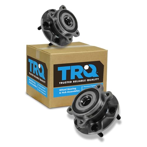 Image of TRQ Front Driver and Passenger Side Wheel Bearing and Hub Assembly Set 2