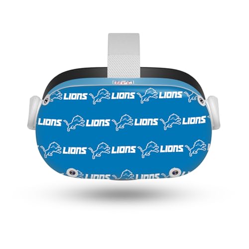 Peau autocollante Meta Quest 2 accessoire gaming NFL Detroit Lions