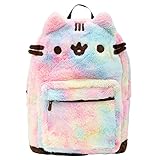 Pusheen The Cat Backpack Everyday Use Character Face Cute Girls Bag (Tie Dye)