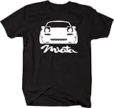 Import Euro Tuner Miata Angry Eyes Lowered Racing Speed JDM Mazda Mens T Shirt - Medium, Black