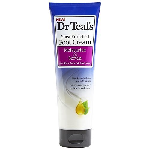 Dr. Teal's Shea Enriched Foot Cream, 8 oz (2 Pack) by PARFUMS DE COEUR LTD