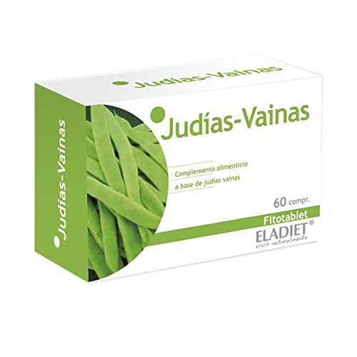 Complemento Alimenticio De Vainas De Judías - 60 Comprimidos - Favorece Un Correcto Proceso De Digestión - Ayuda A Reducir Síntomas De Pesadez - Eladiet